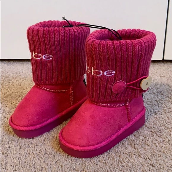 bebe Shoes | Pink Light Up Boots Size 8 